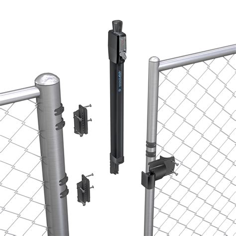 gate latch metal box in chainlink gate|chain link gate hardware latches.